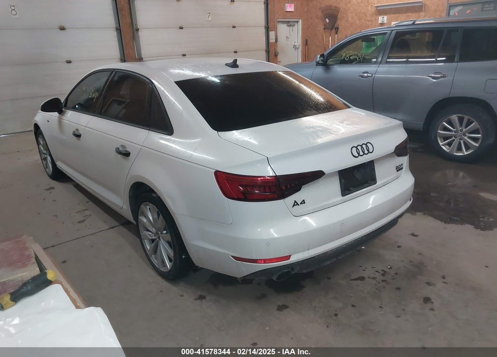 2017 AUDI A4 VIN: WAUANAF49HN014822