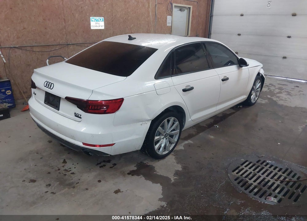 2017 AUDI A4 VIN: WAUANAF49HN014822