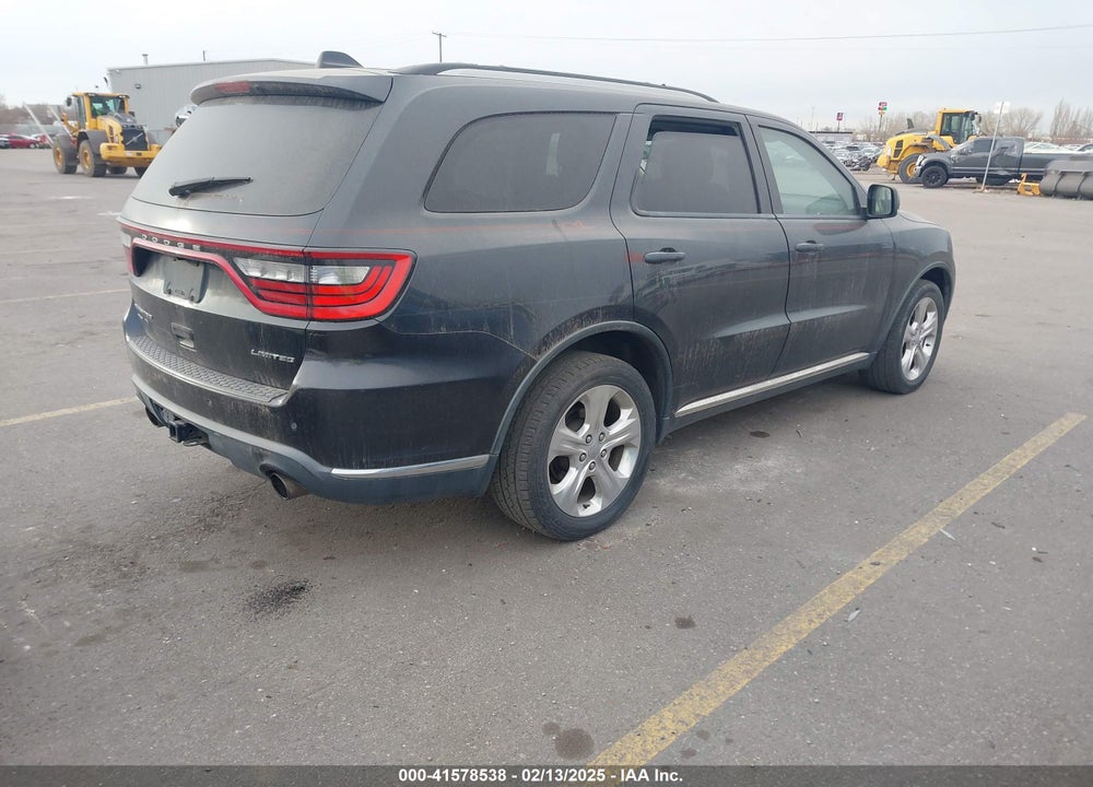 2014 DODGE DURANGO LIMITED VIN: 1C4SDJDT6EC339200