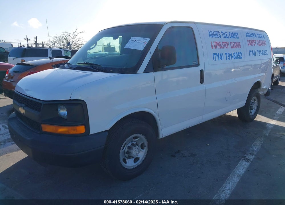 2008 CHEVROLET EXPRESS WORK VAN VIN: 1GCGG25C181170530