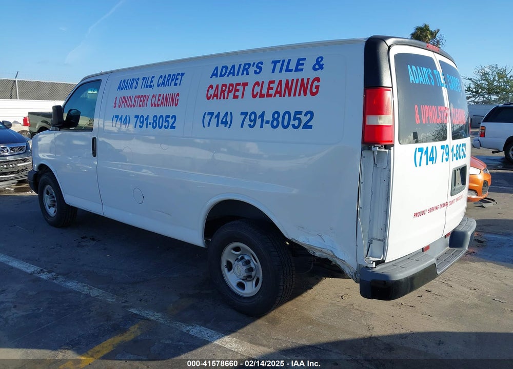 2008 CHEVROLET EXPRESS WORK VAN VIN: 1GCGG25C181170530