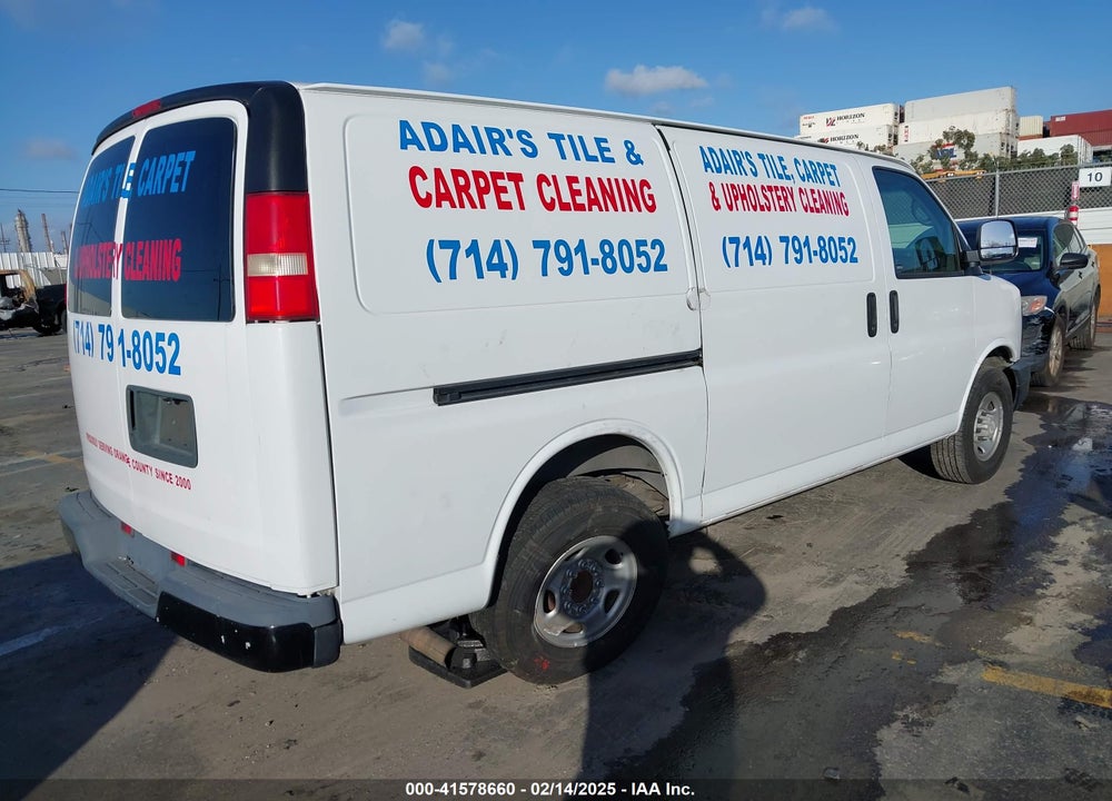 2008 CHEVROLET EXPRESS WORK VAN VIN: 1GCGG25C181170530