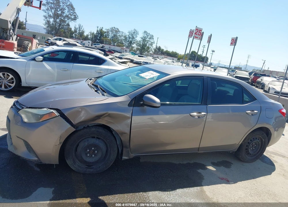 2014 TOYOTA COROLLA VIN: 5YFBURHE7EP040624