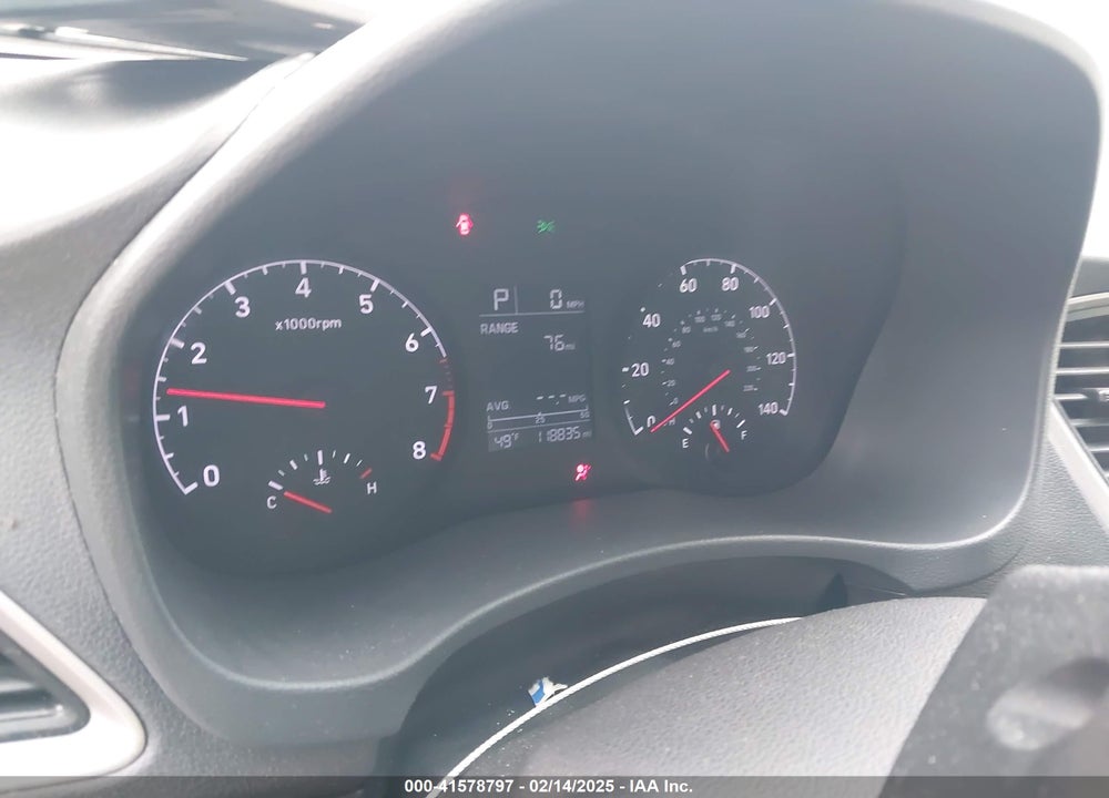 2019 HYUNDAI ACCENT VIN: 3KPC24A3XKE068551