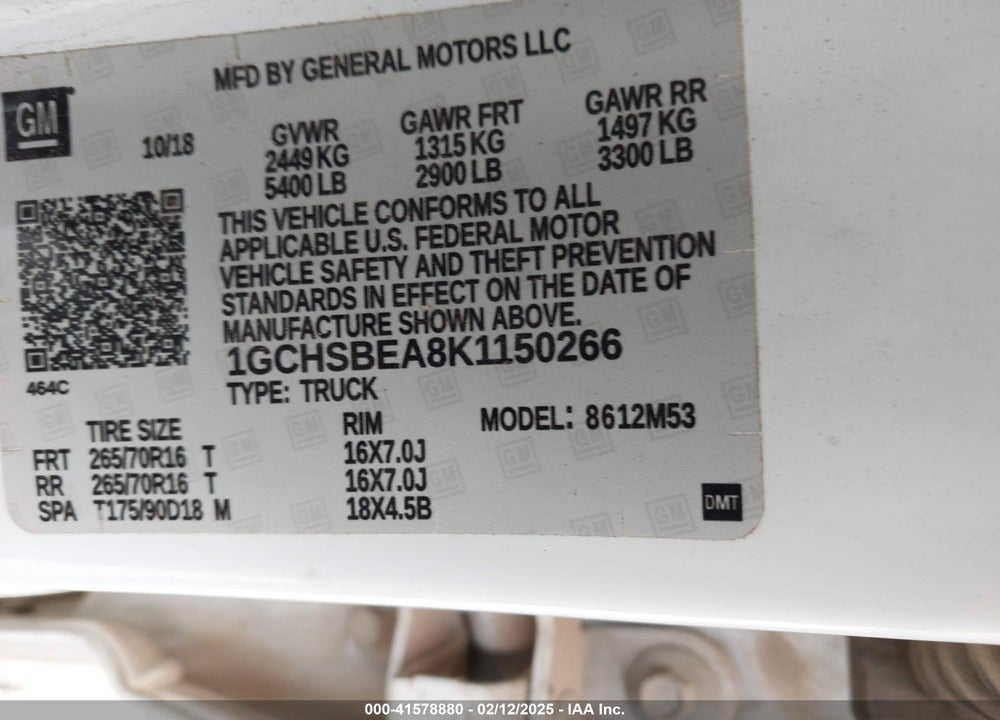 2018 CHEVROLET SONIC LS AUTO VIN: 1G1JB5SH4J4119770