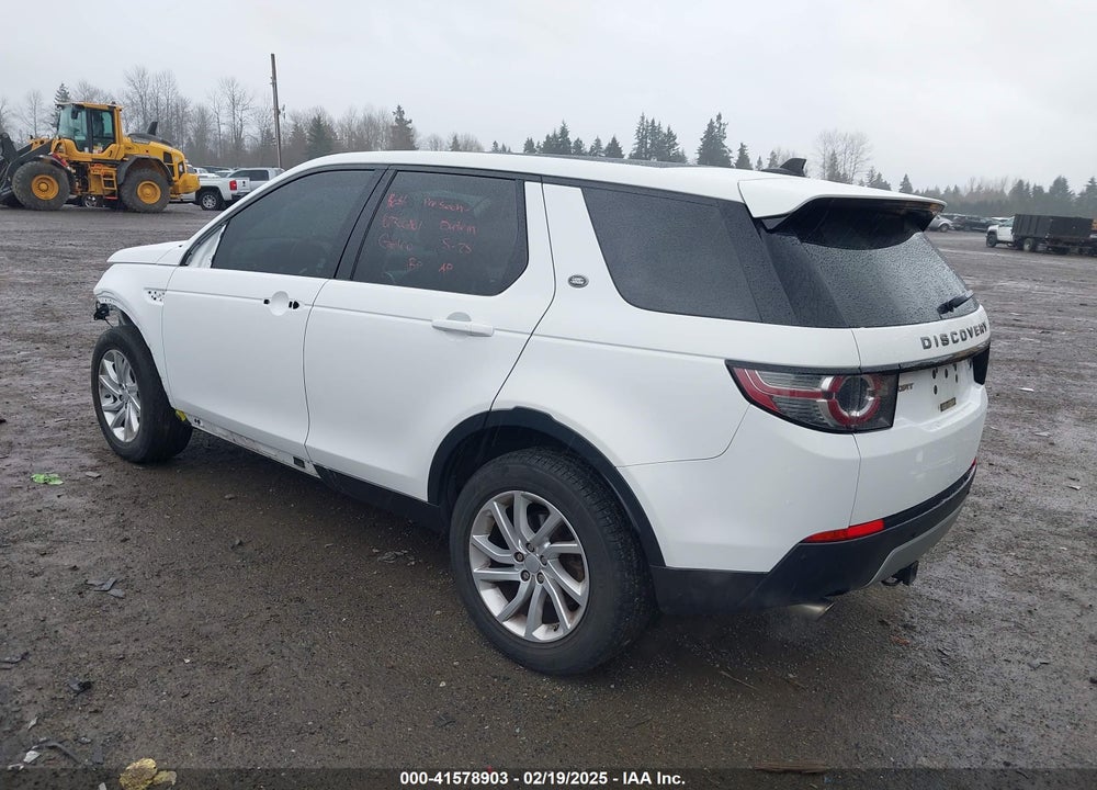 2016 LAND ROVER DISCOVERY SPORT VIN: SALCR2BG5GH604351