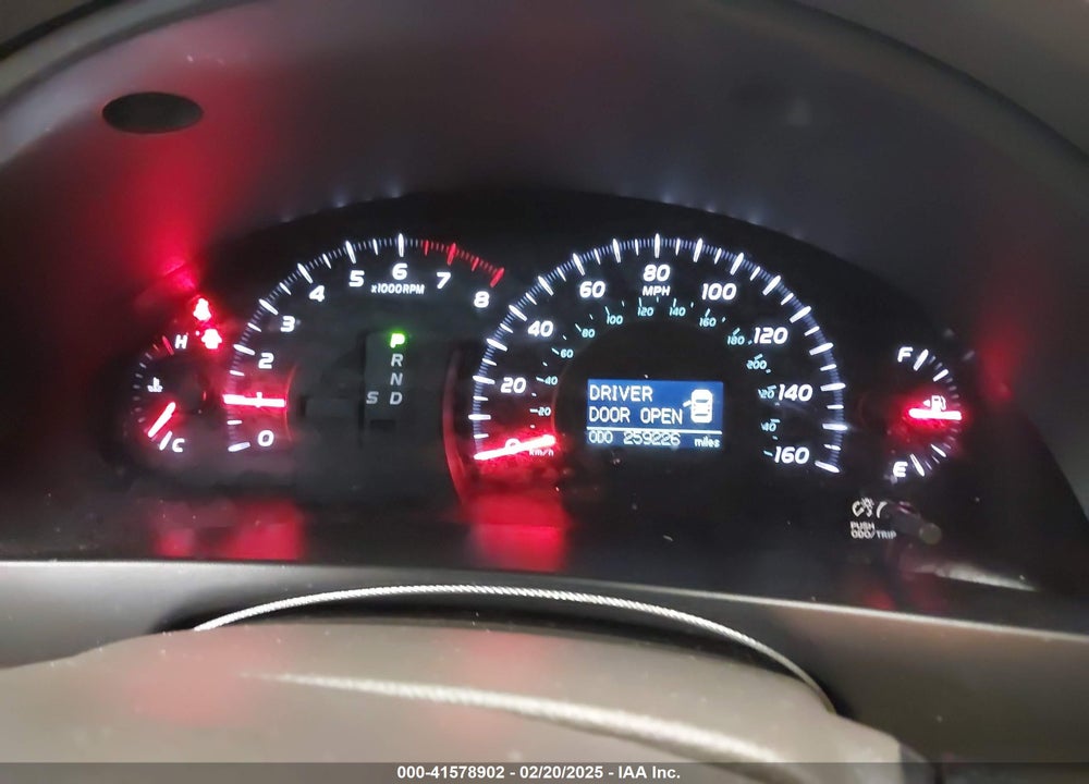 2007 TOYOTA CAMRY XLE V6 VIN: 4T1BK46K37U541450