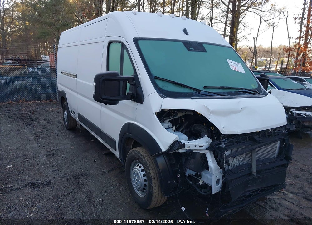 2025 RAM PROMASTER 2500 TRADESMAN HIGH ROOF 159 WB W/PASS SEAT VIN: 3C6LRVDG8SE518995