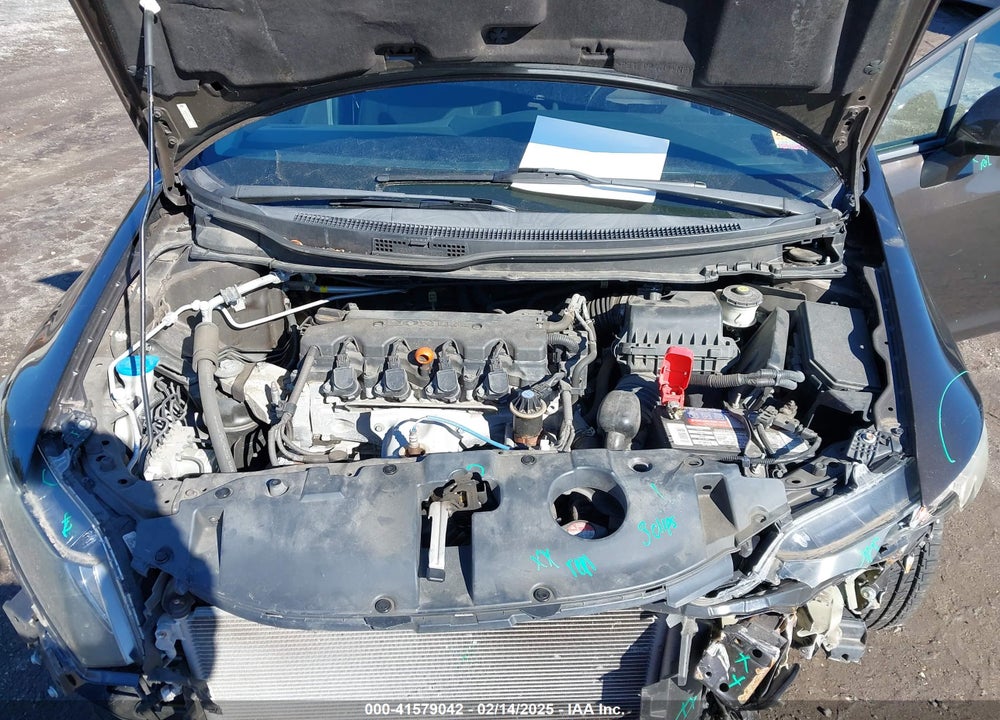 2013 HONDA CIVIC VIN: 2HGFB2F5XDH513908