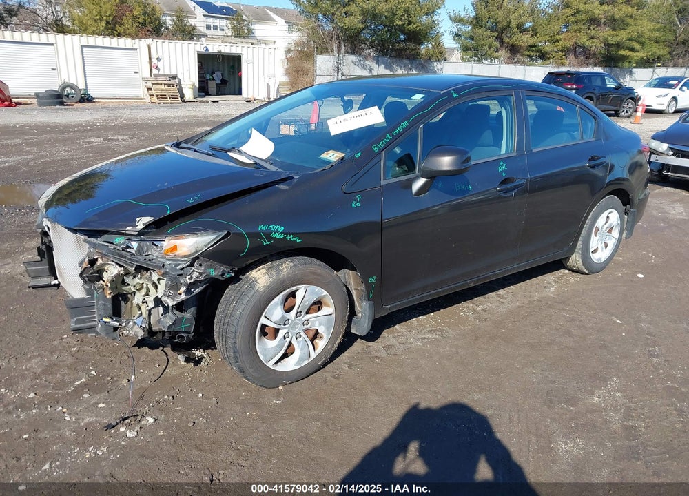 2013 HONDA CIVIC VIN: 2HGFB2F5XDH513908