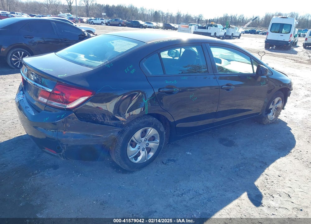 2013 HONDA CIVIC VIN: 2HGFB2F5XDH513908