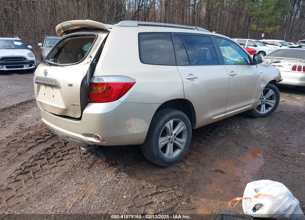 2008 TOYOTA HIGHLANDER VIN: JTEES43A482018122
