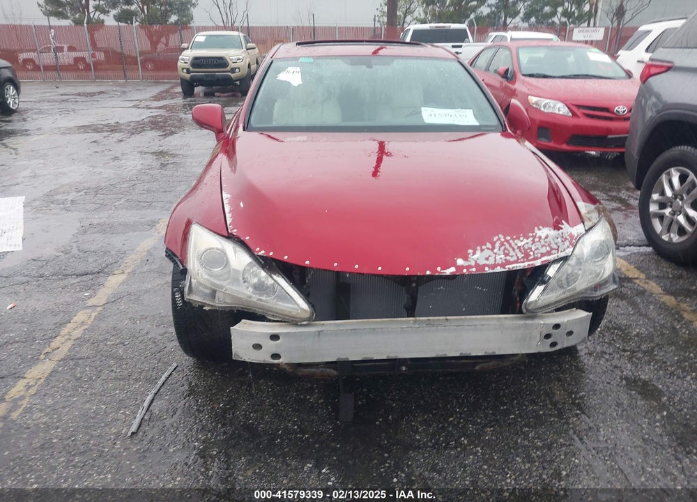 2008 LEXUS IS F VIN: JTHBP262885002150