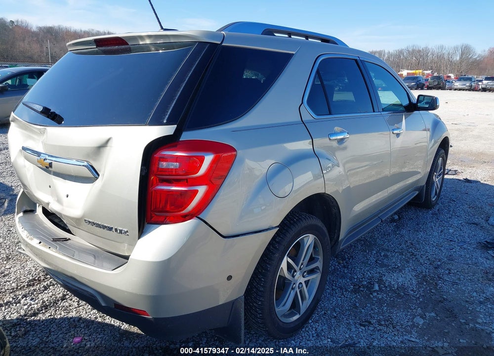 2016 CHEVROLET EQUINOX LTZ VIN: 2GNALDEK5G1157848
