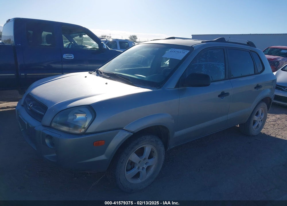 2007 HYUNDAI TUCSON GLS VIN: KM8JM12B37U520950