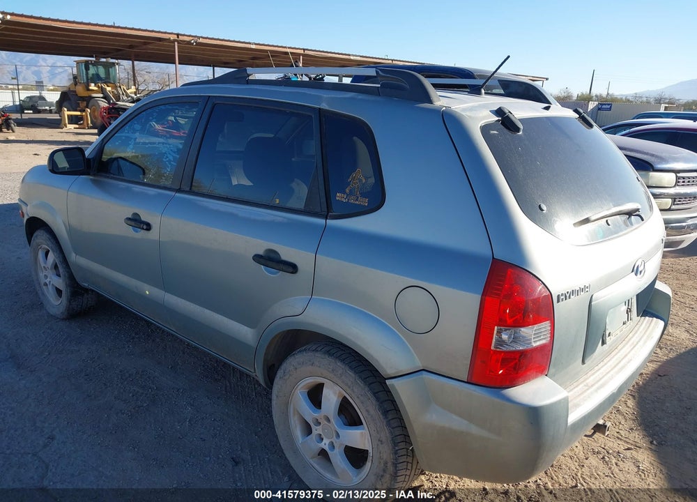 2007 HYUNDAI TUCSON GLS VIN: KM8JM12B37U520950