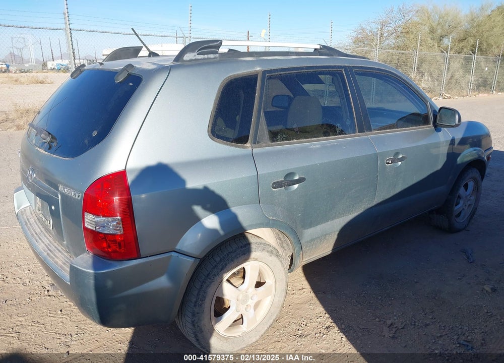 2007 HYUNDAI TUCSON GLS VIN: KM8JM12B37U520950