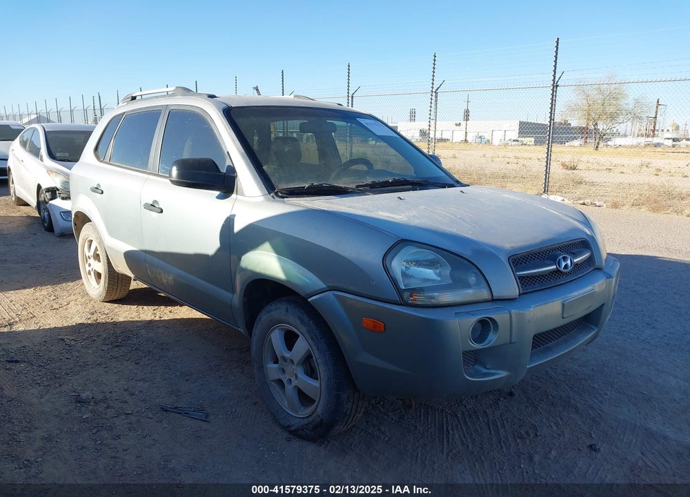 2007 HYUNDAI TUCSON GLS VIN: KM8JM12B37U520950