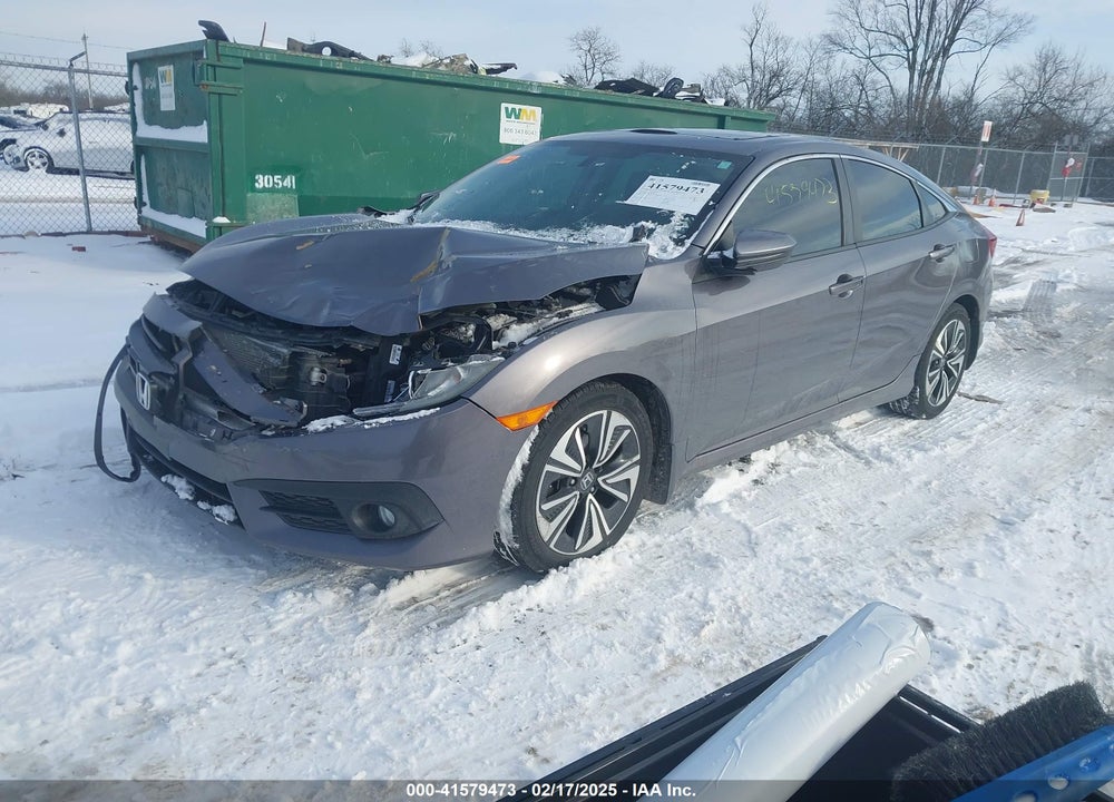 2016 HONDA CIVIC VIN: 19XFC1F34GE029110