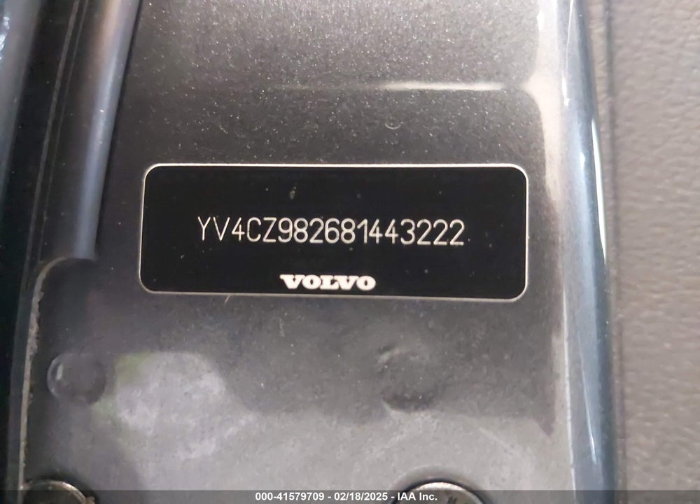 2008 VOLVO XC90 3.2 VIN: YV4CZ982681443222