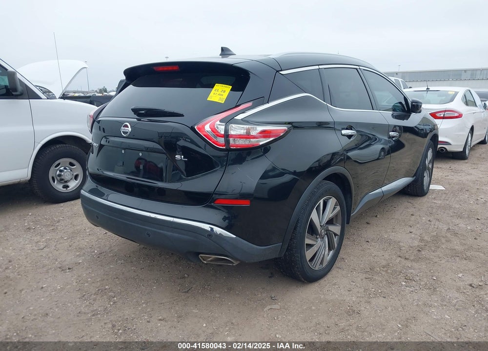 2019 NISSAN MURANO SL VIN: 5N1AZ2MJ1KN129598