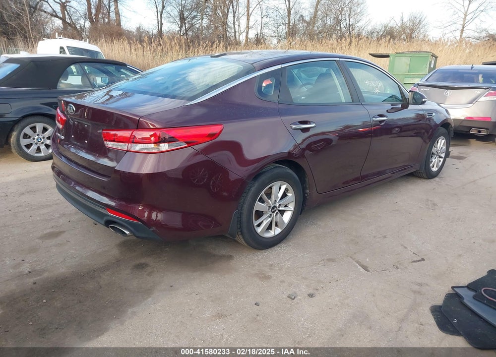 2016 KIA OPTIMA LX VIN: 5XXGT4L31GG095017
