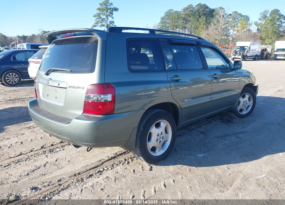 2007 TOYOTA HIGHLANDER LIMITED V6 VIN: JTEDP21A670134016