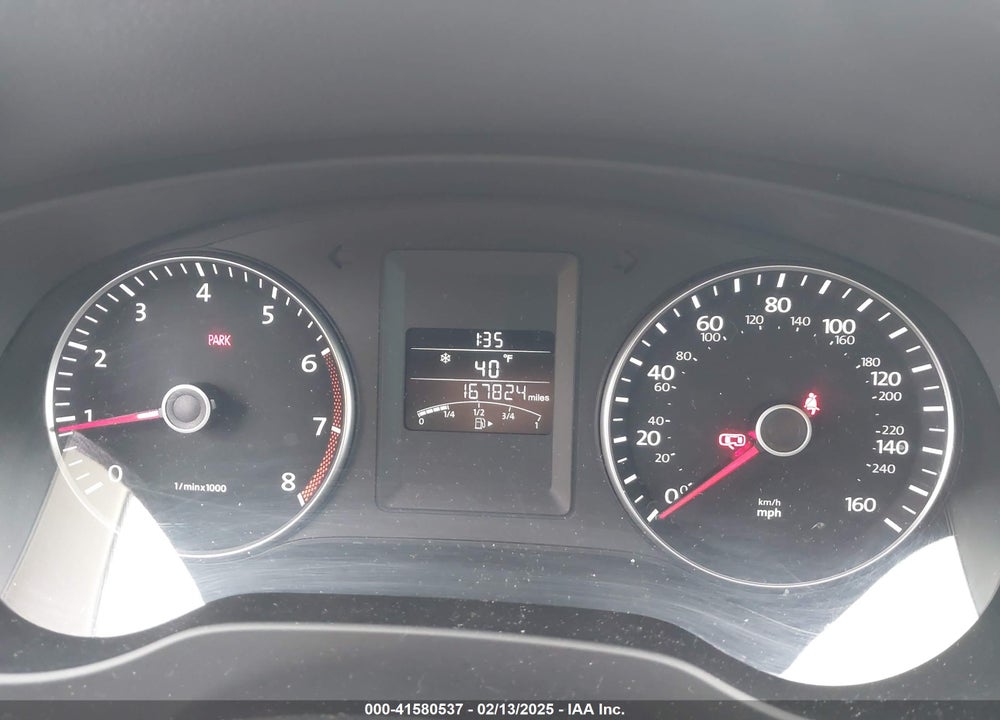 2013 VOLKSWAGEN JETTA 2.5L SE VIN: 3VWBP7AJ0DM440837