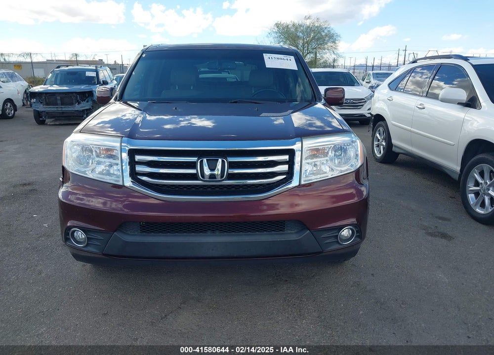 2012 HONDA PILOT EX-L VIN: 5FNYF3H53CB038511