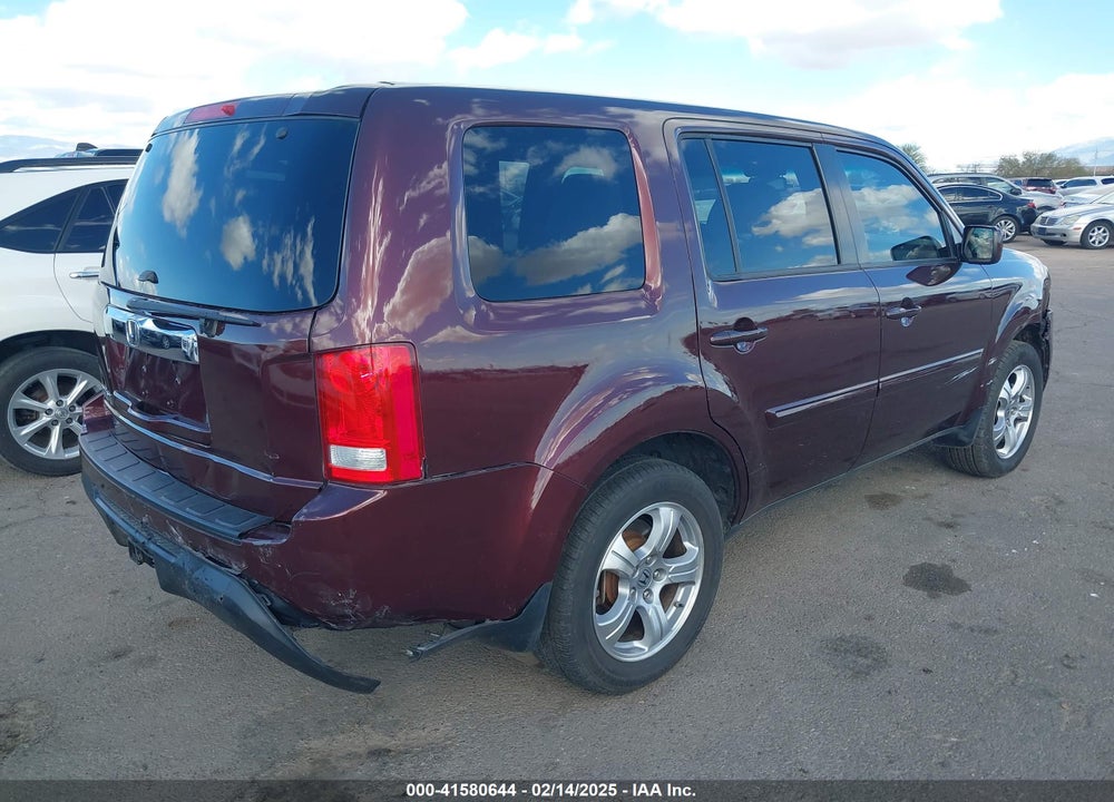 2012 HONDA PILOT EX-L VIN: 5FNYF3H53CB038511