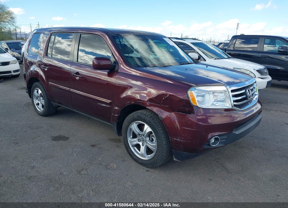 2012 HONDA PILOT EX-L VIN: 5FNYF3H53CB038511