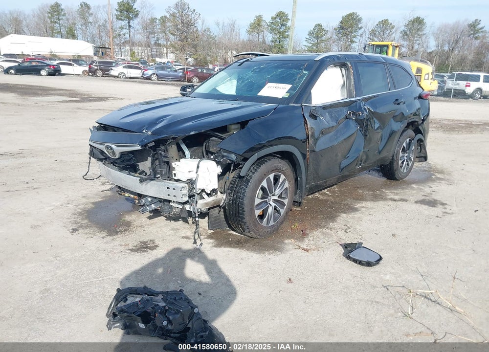 2022 TOYOTA HIGHLANDER VIN: 5TDHZRBH2NS257729