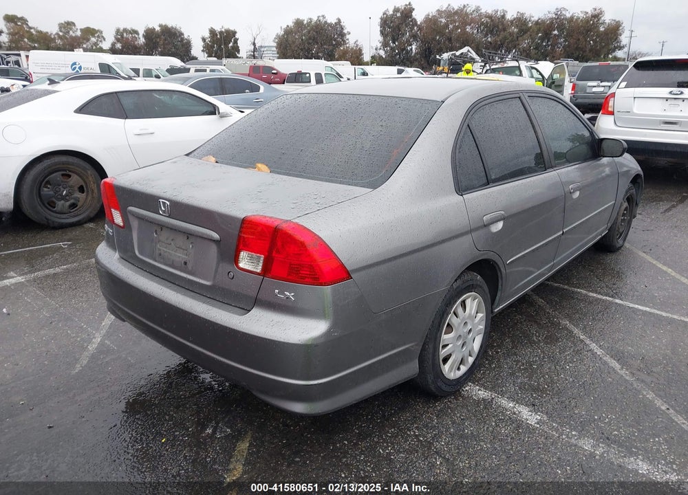 2005 HONDA CIVIC LX VIN: 2HGES16545H525799
