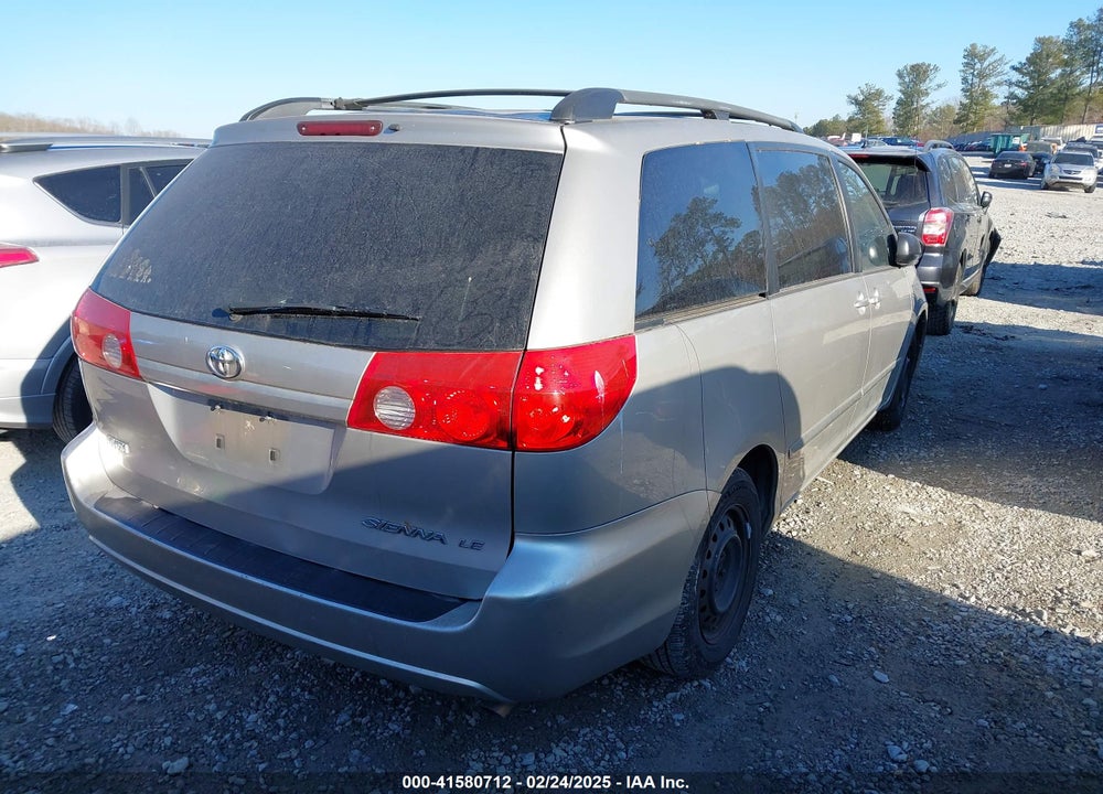 2008 TOYOTA SIENNA LE VIN: 5TDZK23C58S218723