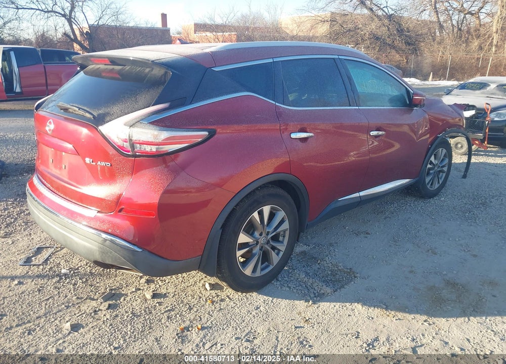 2015 NISSAN MURANO VIN: 5N1AZ2MH6FN242983