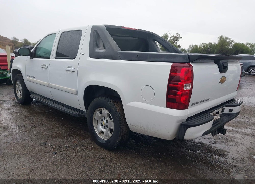 2007 CHEVROLET AVALANCHE 1500 LT VIN: 3GNEC12J97G109305