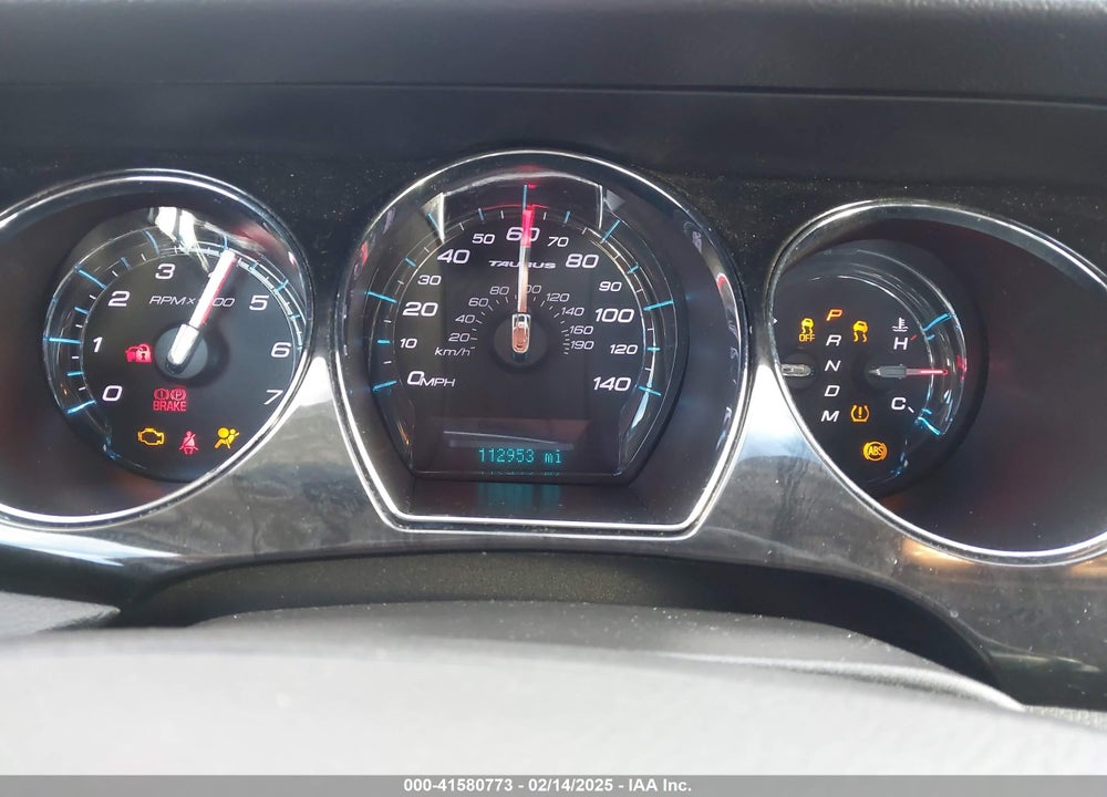 2011 FORD TAURUS LIMITED VIN: 1FAHP2FW9BG127237