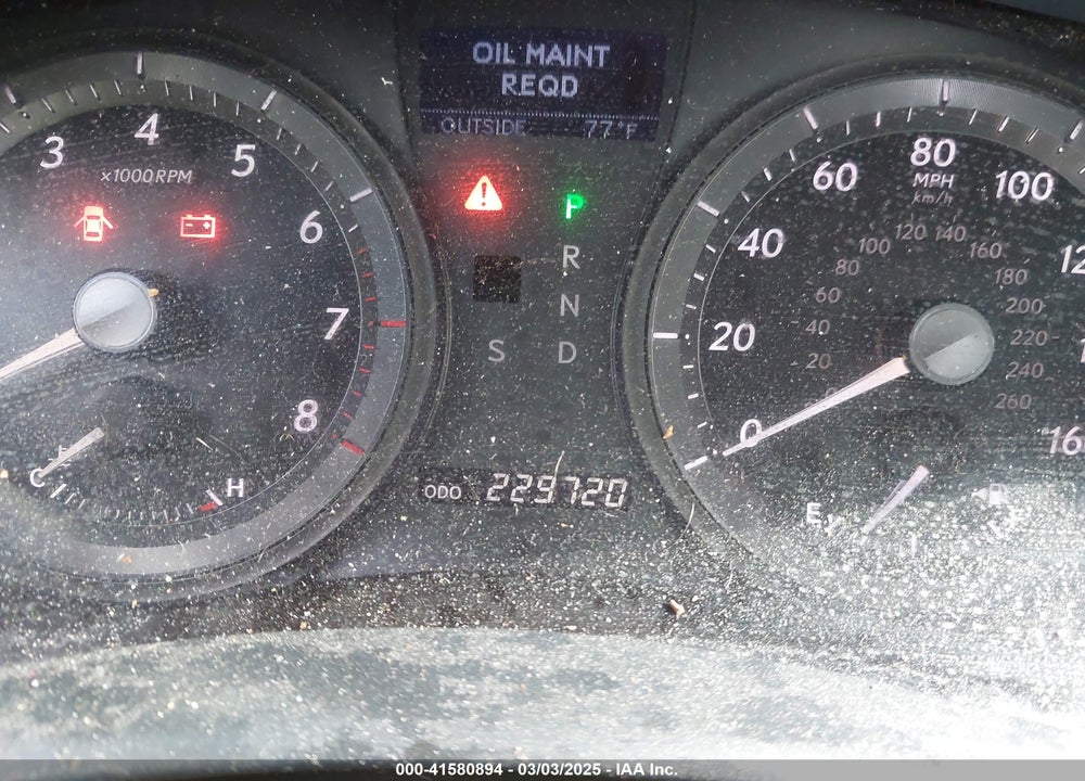 2007 LEXUS ES 350 VIN: JTHBJ46G372125895