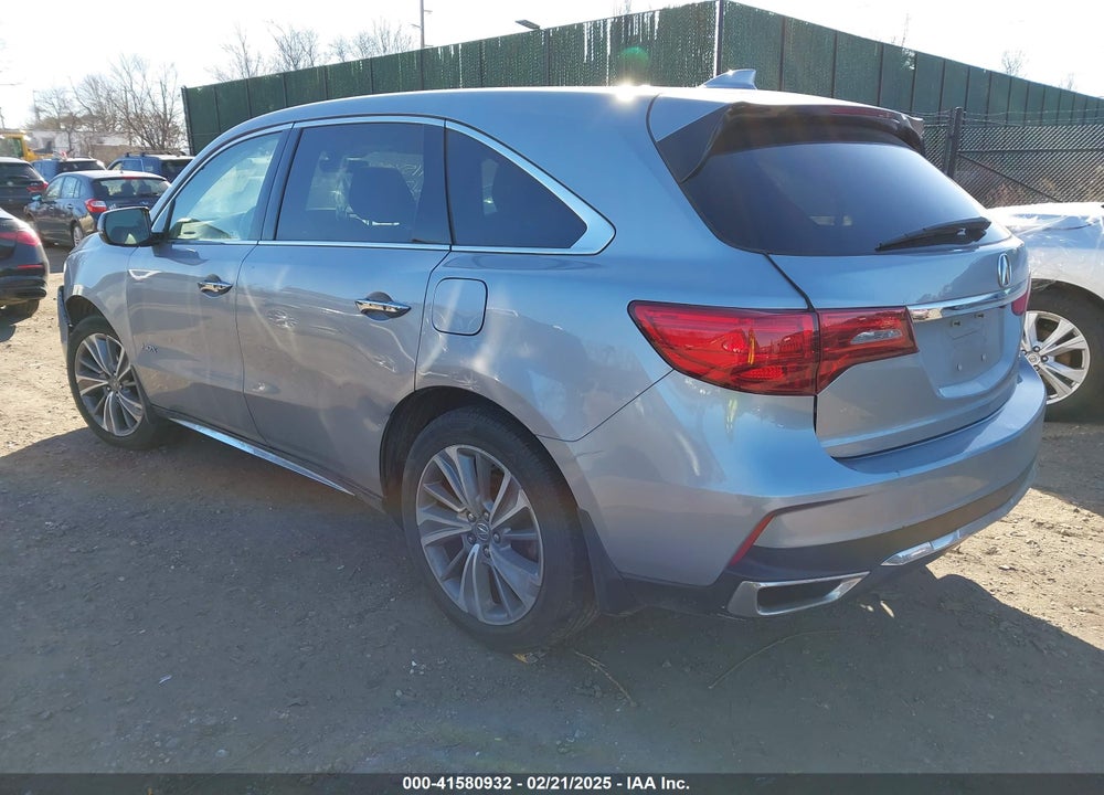 2017 ACURA MDX TECHNOLOGY PACKAGE VIN: 5FRYD4H59HB038465
