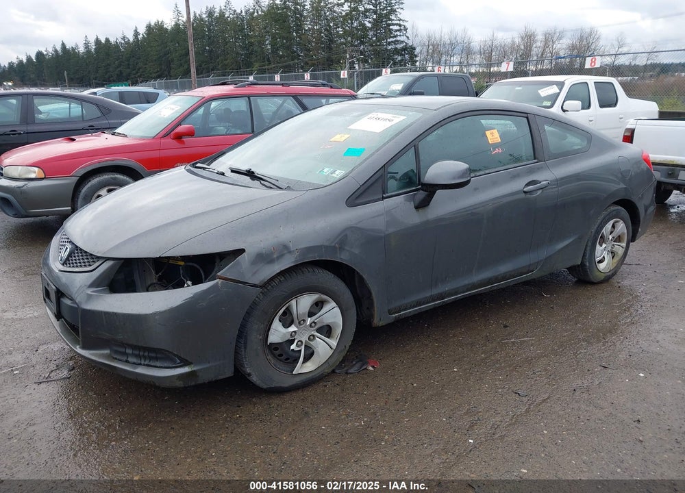 2013 HONDA CIVIC LX VIN: 2HGFG3B50DH526017