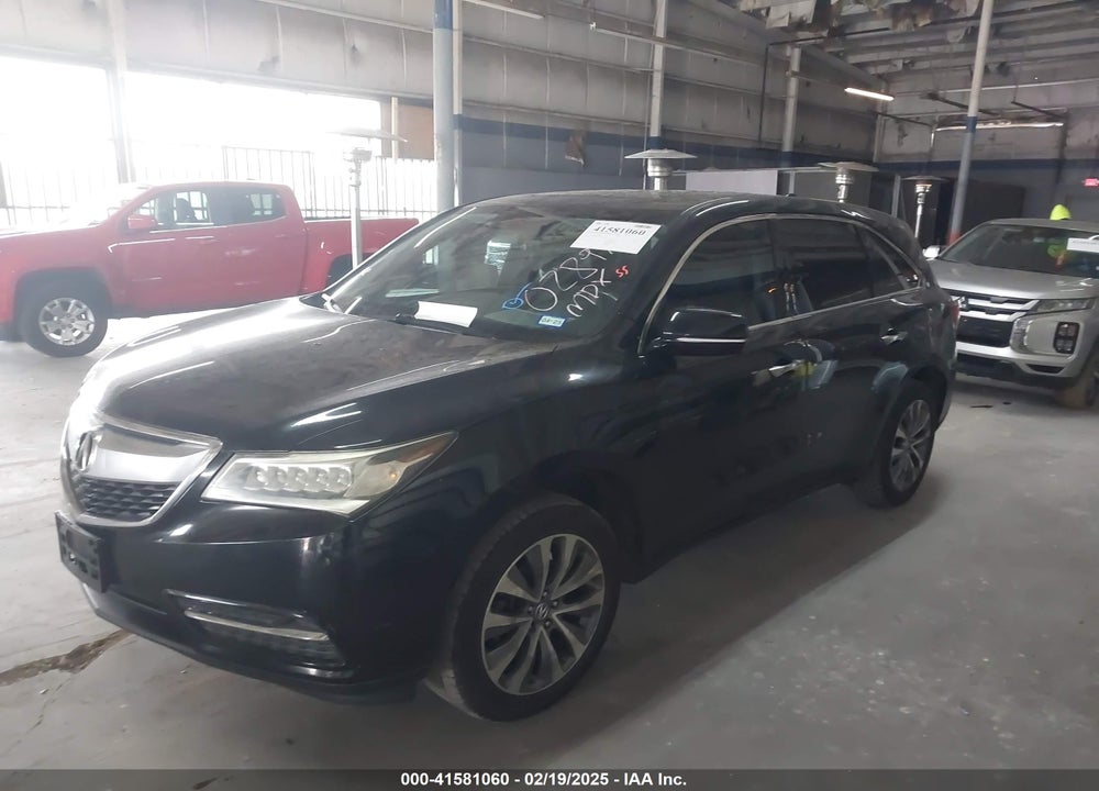 2014 ACURA MDX TECHNOLOGY PACKAGE VIN: 5FRYD4H47EB028973