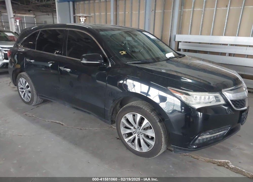 2014 ACURA MDX TECHNOLOGY PACKAGE VIN: 5FRYD4H47EB028973