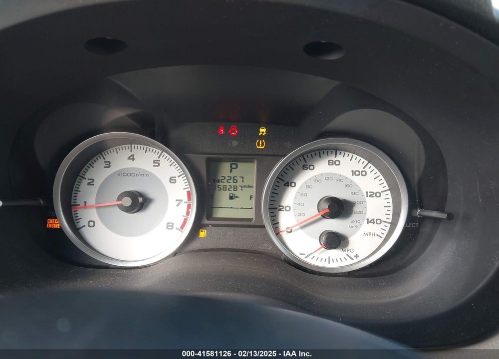 2013 SUBARU IMPREZA VIN: JF1GJAA66DH031660