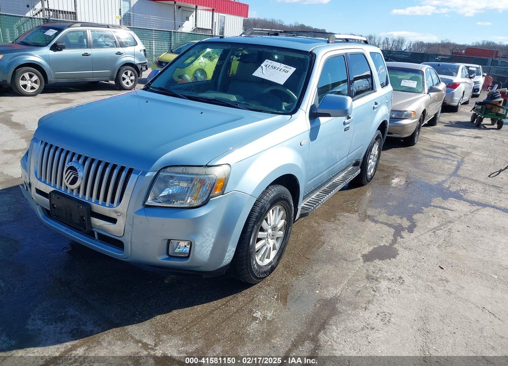 2009 MERCURY MARINER PREMIER V6 VIN: 4M2CU97G49KJ20520