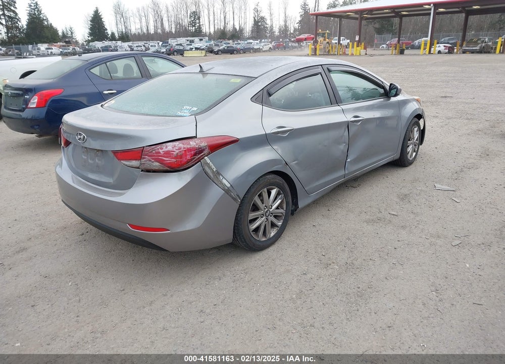 2016 HYUNDAI ELANTRA SE VIN: KMHDH4AE4GU476715