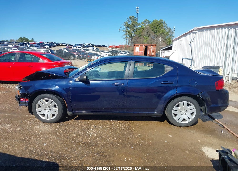 2014 DODGE AVENGER SE VIN: 1C3CDZAB6EN173221