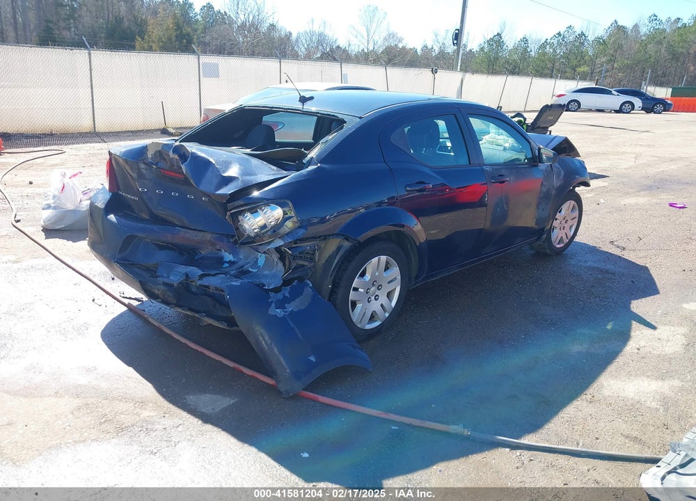 2014 DODGE AVENGER SE VIN: 1C3CDZAB6EN173221