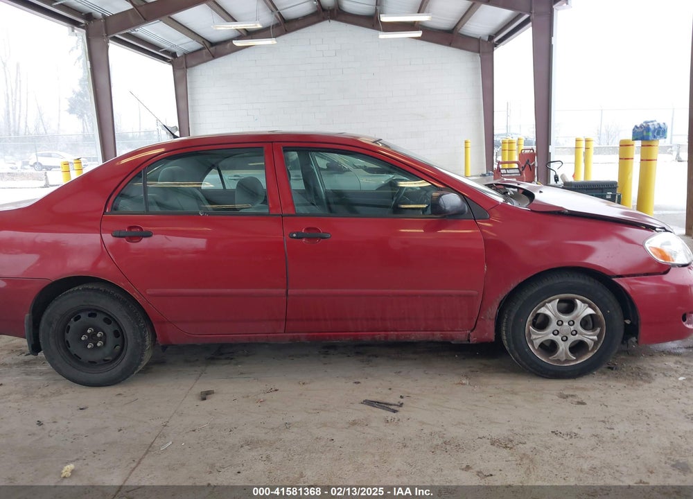 2008 TOYOTA COROLLA CE VIN: 2T1BR32EX8C865228