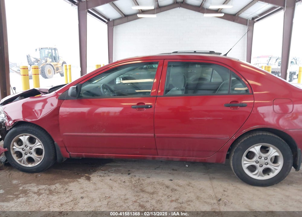 2008 TOYOTA COROLLA CE VIN: 2T1BR32EX8C865228