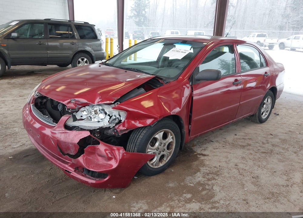 2008 TOYOTA COROLLA CE VIN: 2T1BR32EX8C865228